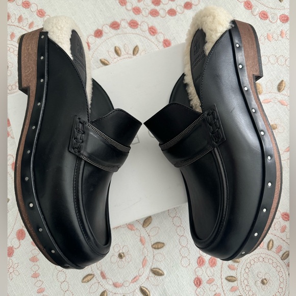 Brunello Cucinelli embellished leather clogs - Picture 9 of 11